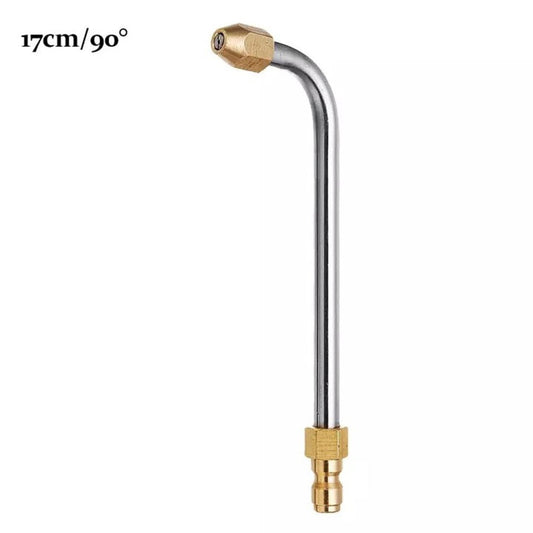 30 degrees /90 degrees /U-Shape Pressure Car Washer Angled Lance Extension Spray Wand Nozzle 17Cm-90 Smile V1189-LWWAL-20260327-04435