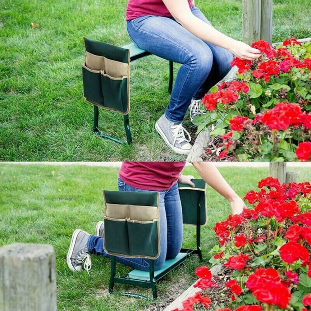 Highly Green Folding Garden Kneeler Chair Bench Stool Tool Pouch L Smile Home L V1189-LWWAL-20260327-04441