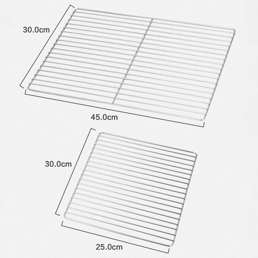BBQ Grill Stainless Steel Mesh,Suitable for Camping BBQ (2 Size) Bar 30*25 Smile Home Bar 30*45 V1189-LWWAL-20260327-04443