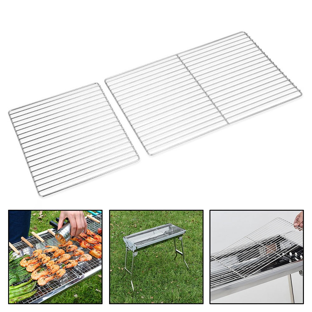 BBQ Grill Stainless Steel Mesh,Suitable for Camping BBQ (2 Size) Bar 30*25 Smile Home Bar 30*45 V1189-LWWAL-20260327-04443