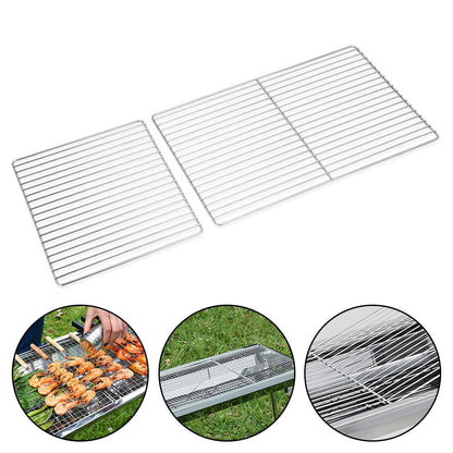 BBQ Grill Stainless Steel Mesh,Suitable for Camping BBQ (2 Size) Bar 30*25 Smile Home Bar 30*45 V1189-LWWAL-20260327-04443