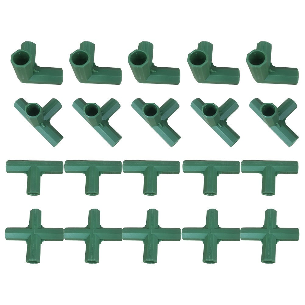 11mm Gardening Frame Connectors - Heavy Duty Greenhouse Support & Frame! Mix Smile Home A V1189-LWWAL-20260327-04445