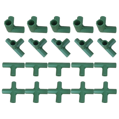 11mm Gardening Frame Connectors - Heavy Duty Greenhouse Support & Frame! Mix Smile Home A V1189-LWWAL-20260327-04445