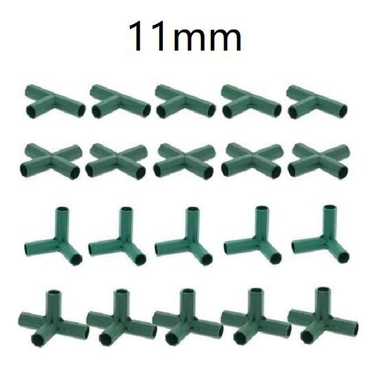 11mm Gardening Frame Connectors - Heavy Duty Greenhouse Support & Frame! Mix Smile Home B V1189-LWWAL-20260327-04446