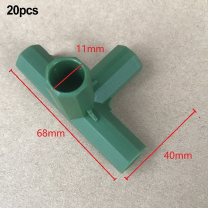 11mm Gardening Frame Connectors - Heavy Duty Greenhouse Support & Frame! Mix Smile Home B V1189-LWWAL-20260327-04446