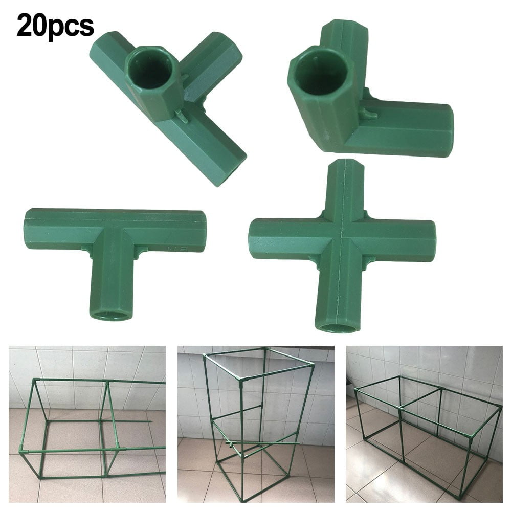 11mm Gardening Frame Connectors - Heavy Duty Greenhouse Support & Frame! Mix Smile Home B V1189-LWWAL-20260327-04446