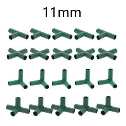 11mm Gardening Frame Connectors - Heavy Duty Greenhouse Support & Frame! Mix Smile Home Mix V1189-LWWAL-20260327-04447