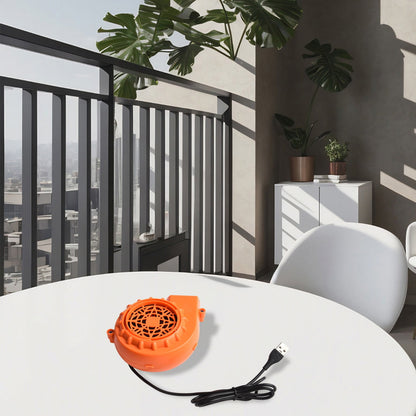 Portable Electric Mini Fan Blower for Inflatable Costumes & Toys - USB Powered! Smile Home V1189-LWWAL-20260327-04452
