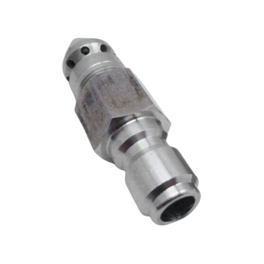 Pressure Washer Drain Sewer Cleaning Jetter Nozzle 3/8"9 Jets Male/Quick Connect 3/8 Quick Plug Smile Home V1189-LWWAL-20260327-04453