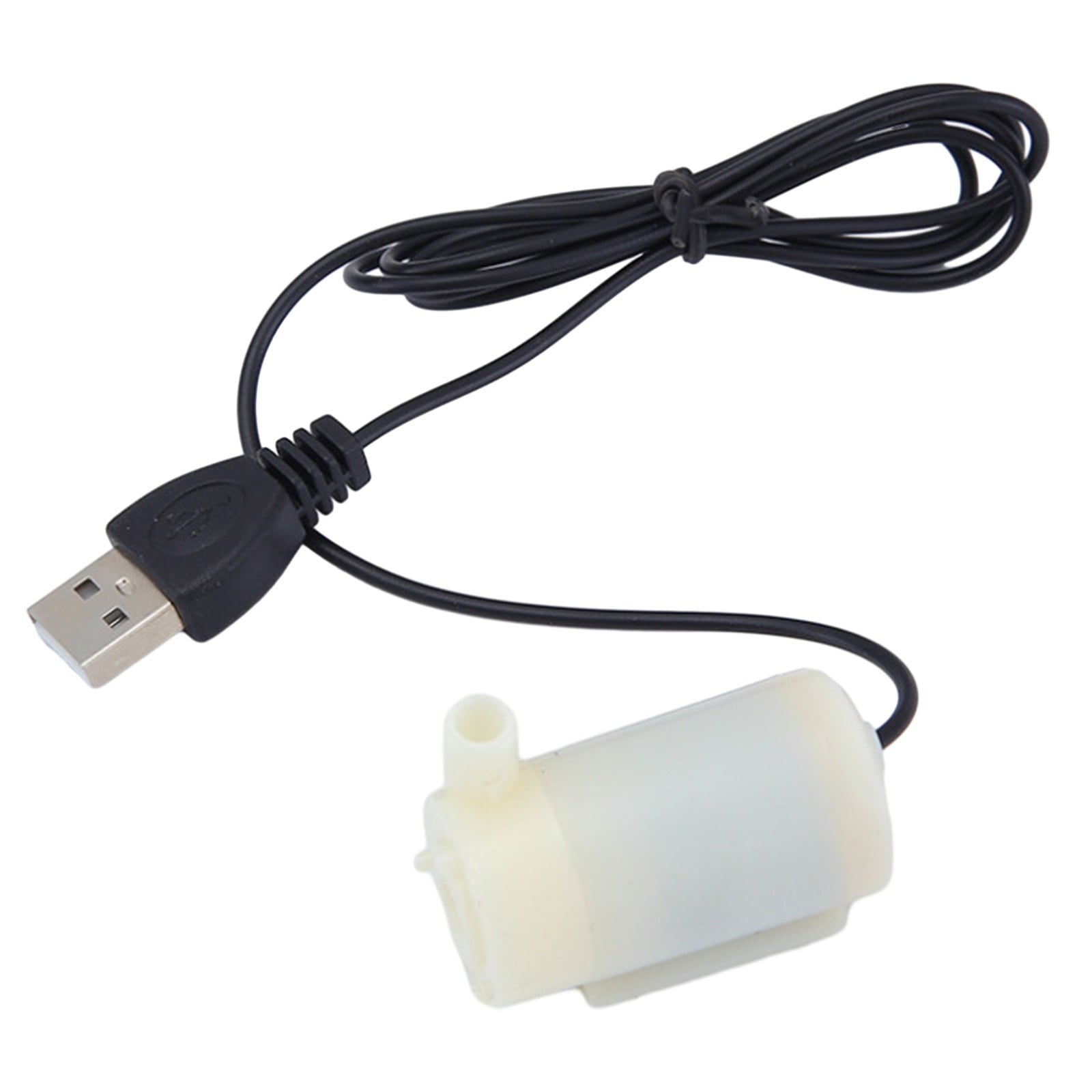Small Water Pump Silent Submersible USB 5V 1m Cable Garden Outdoor Fountain Tool Black Smile Home White V1189-LWWAL-20260327-04455