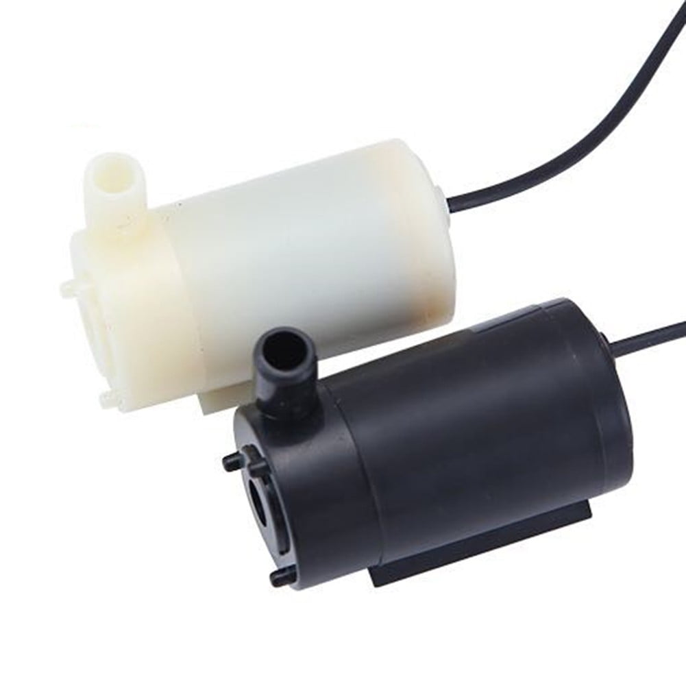 Small Water Pump Silent Submersible USB 5V 1m Cable Garden Outdoor Fountain Tool Black Smile Home White V1189-LWWAL-20260327-04455