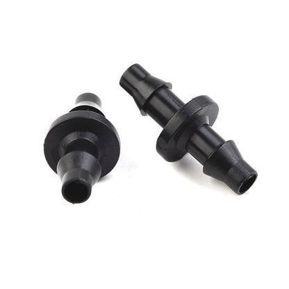 New 100Pc 1/4 Barbed Connector Double Way For 4/7Mm Garden Drip Irrigation Hose Smile Home V1189-LWWAL-20260327-04463