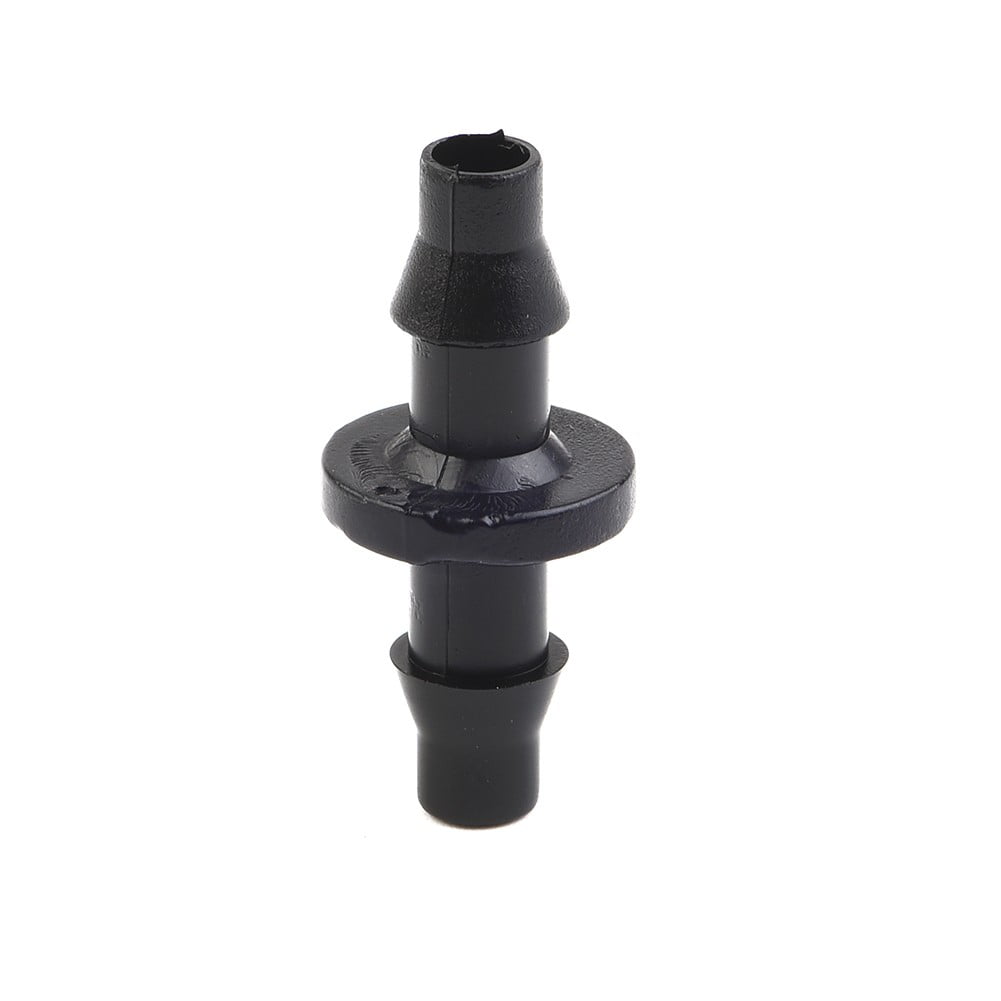 New 100Pc 1/4 Barbed Connector Double Way For 4/7Mm Garden Drip Irrigation Hose Smile Home V1189-LWWAL-20260327-04463