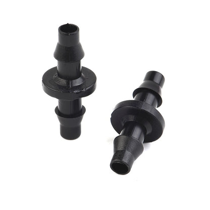 New 100Pc 1/4 Barbed Connector Double Way For 4/7Mm Garden Drip Irrigation Hose Smile Home V1189-LWWAL-20260327-04463