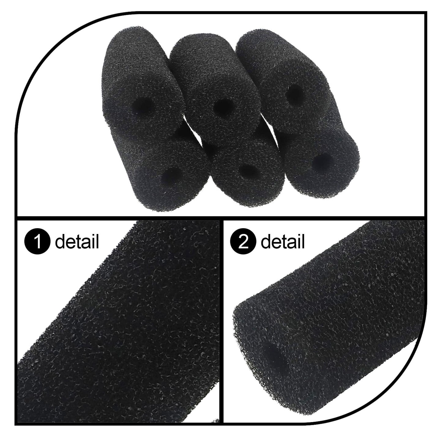 6 Pack Pre-Filter Sponge Roll for Beckett Pond G FR DP Pump 7209410 7137710 Replacement Smile Home V1189-LWWAL-20260327-04466