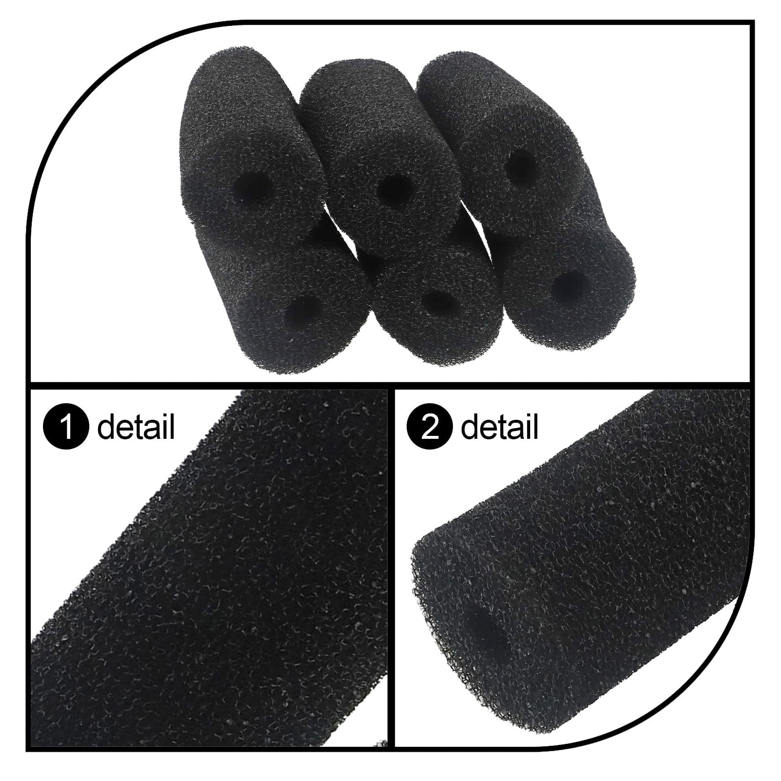 6 Pack Pre-Filter Sponge Roll for Beckett Pond G FR DP Pump 7209410 7137710 Replacement Smile Home V1189-LWWAL-20260327-04466