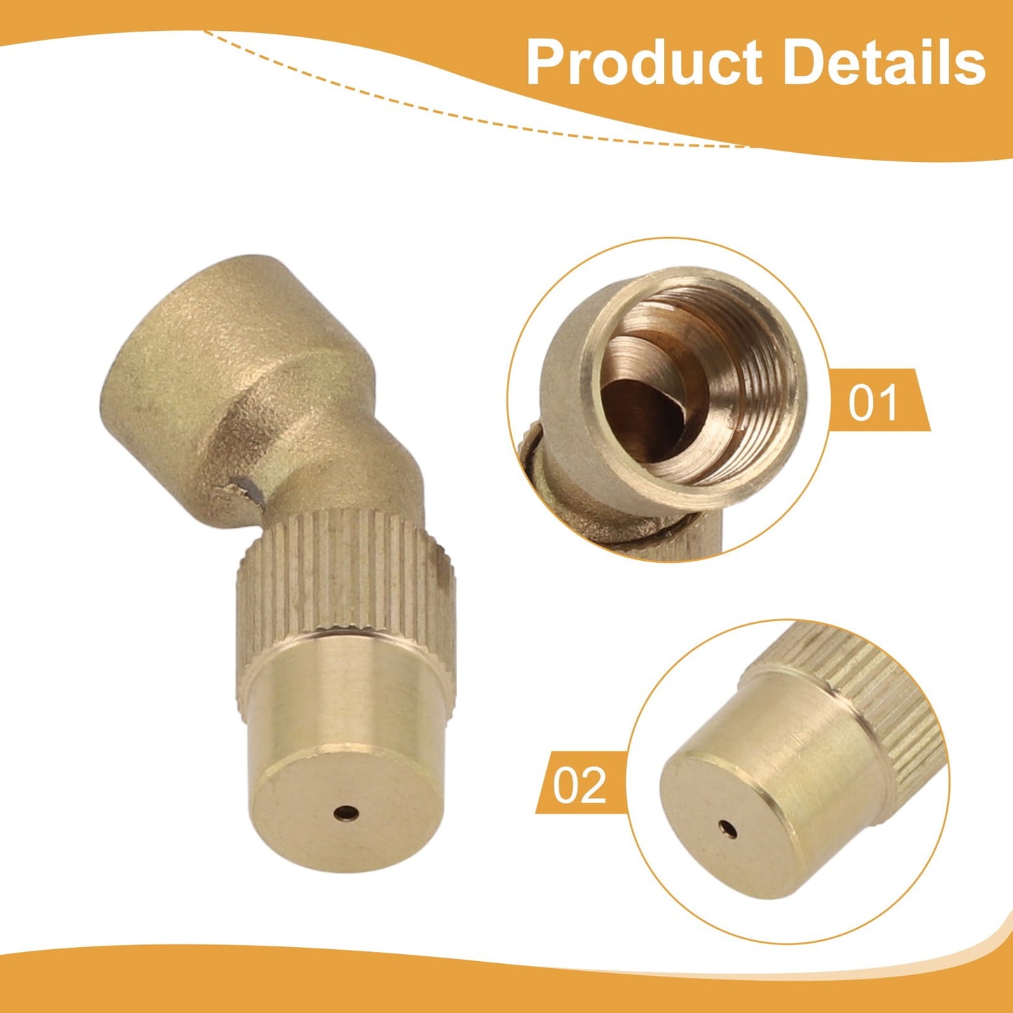 Spray Nozzle High Pressure Adjustable Sprayer Mist for Garden Water Agricultural B Smile Home B V1189-LWWAL-20260327-04471