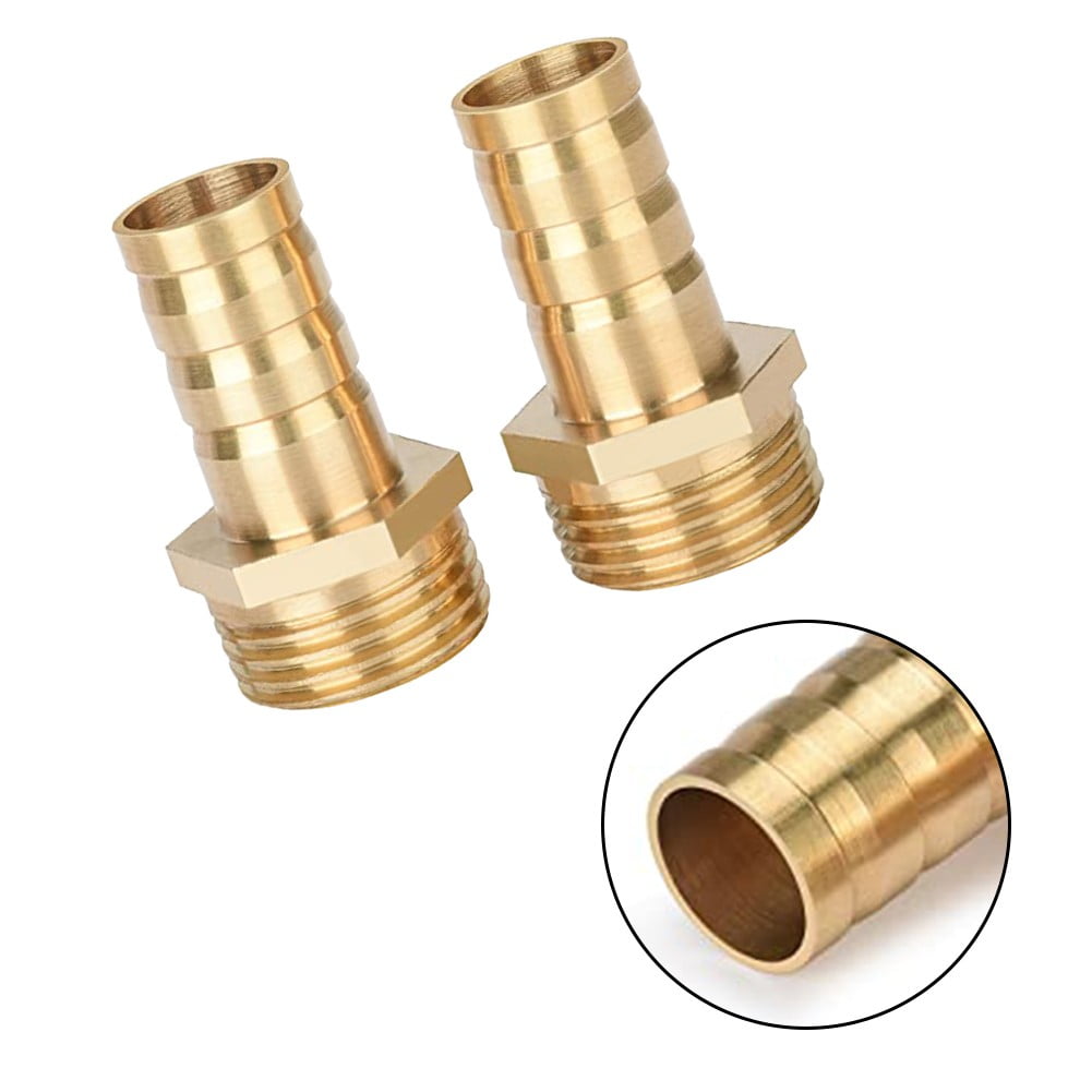 Brass Hose Connector Adapter Screw Connection 1/2" Nozzle (6mm-16mm) 2 pcs 10Mm 1/2\'\' Smile Home V1189-LWWAL-20260327-04475