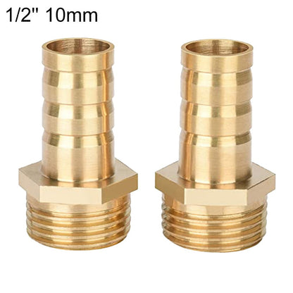 Brass Hose Connector Adapter Screw Connection 1/2" Nozzle (6mm-16mm) 2 pcs 10Mm 1/2\'\' Smile Home V1189-LWWAL-20260327-04475