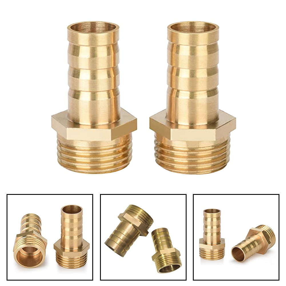 Brass Hose Connector Adapter Screw Connection 1/2" Nozzle (6mm-16mm) 2 pcs 10Mm 1/2\'\' Smile Home V1189-LWWAL-20260327-04475