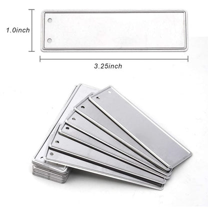 Aluminum Plant Labels Double Sided Metal Labels Tree ID Tag Waterproof iron wire Smile Home V1189-LWWAL-20260327-04485