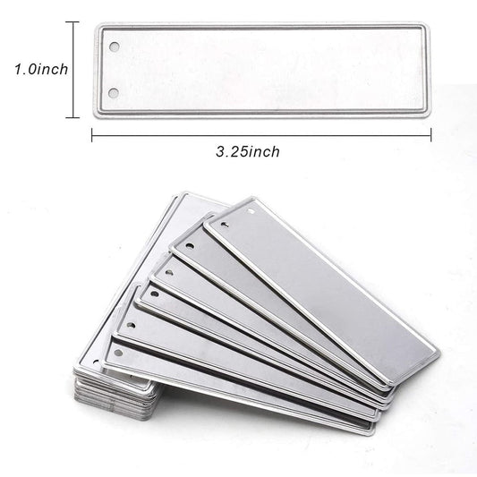Aluminum Plant Labels Double Sided Metal Labels Tree ID Tag Waterproof iron wire Smile Home V1189-LWWAL-20260327-04485
