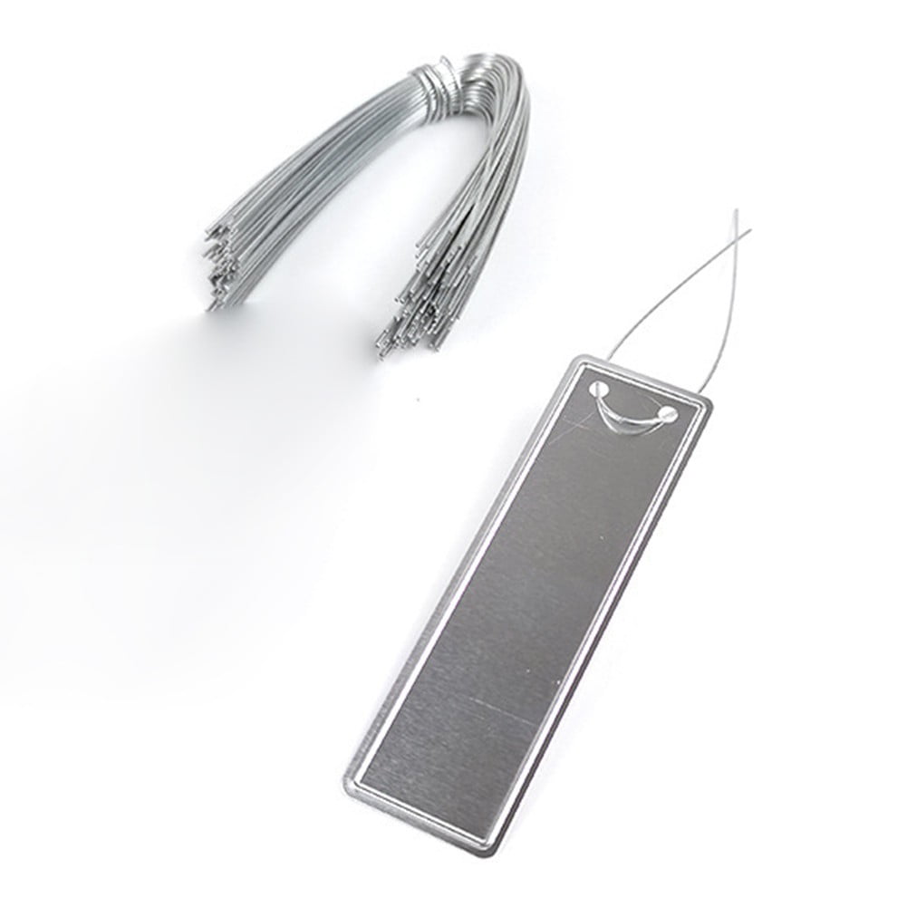 Aluminum Plant Labels Double Sided Metal Labels Tree ID Tag Waterproof iron wire Smile Home V1189-LWWAL-20260327-04485
