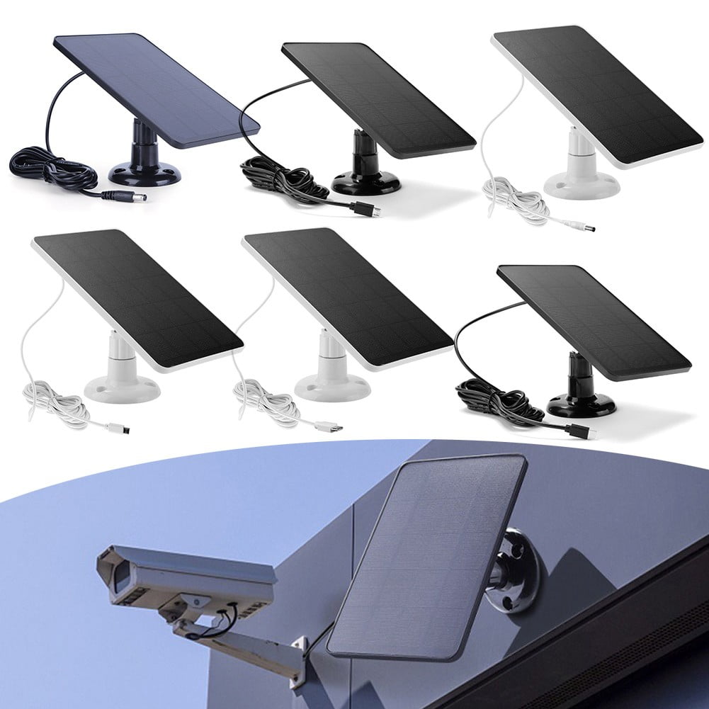 Solar Panel for Blink Camera: 4W Outdoor Solar Charger with 9.84ft Cable! C Black Smile Home C Black V1189-LWWAL-20260327-04490