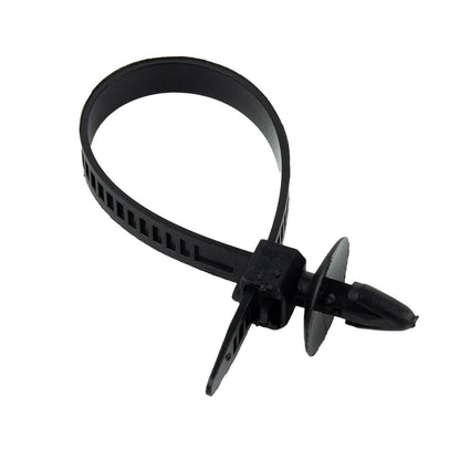 30Pcs Car Auto Cable Ties Strap Push Mount Wire Tie Retainer Clips Clamp Nylon Black Auto Fastener Clip V1189-LWWAL-20260327-04501