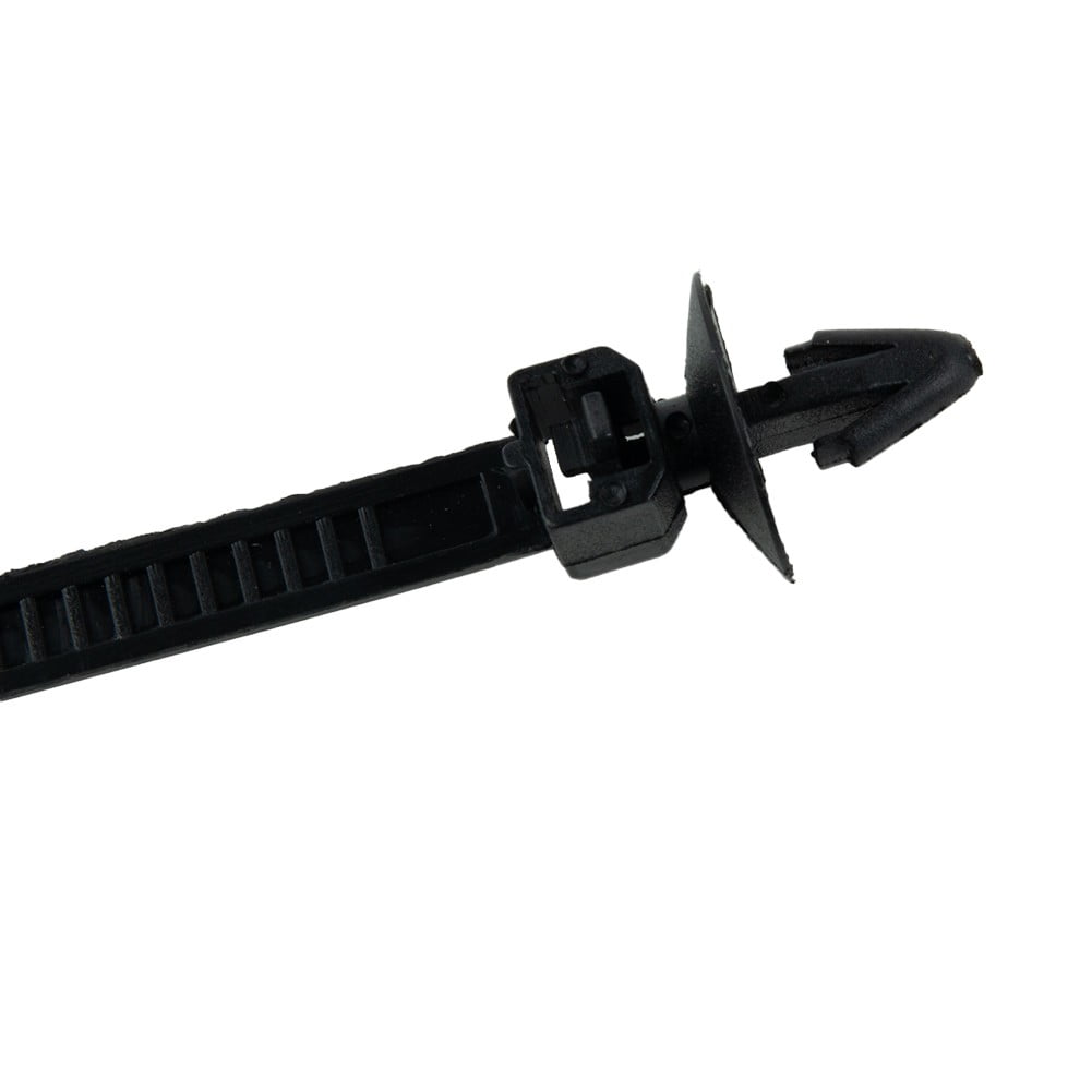 30Pcs Car Auto Cable Ties Strap Push Mount Wire Tie Retainer Clips Clamp Nylon Black Auto Fastener Clip V1189-LWWAL-20260327-04501