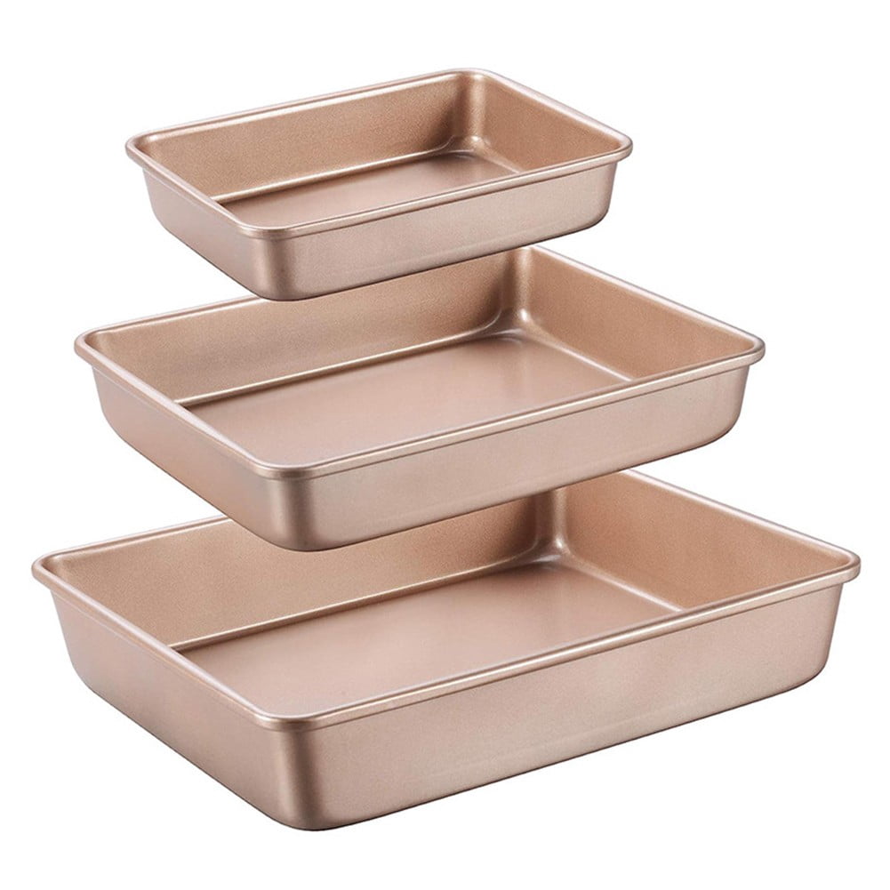 2-Pack Carbon Steel Baking Trays For Oven Rectangular Non-Stick Flat Bottom Baking Sheets For Cookies Cakes V1189-LWWAL-20260327-04502