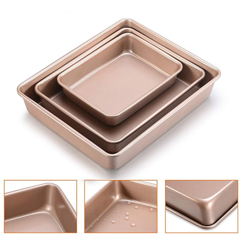 2-Pack Carbon Steel Baking Trays For Oven Rectangular Non-Stick Flat Bottom Baking Sheets For Cookies Cakes V1189-LWWAL-20260327-04502