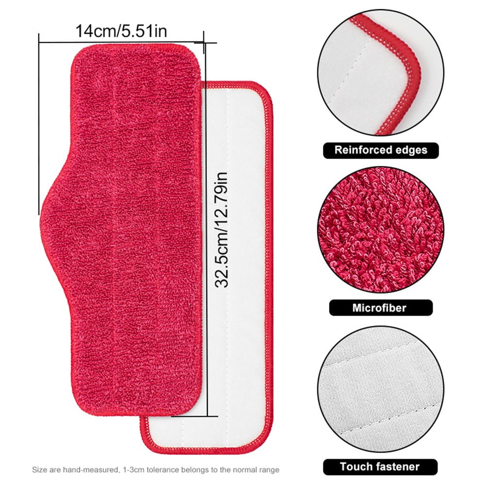 Microfiber Replacement Pads For Schenley Steam Mop - Washable Reusable Quick Dry Mop Pads 6 Pack For Hardwood V1189-LWWAL-20260327-04512