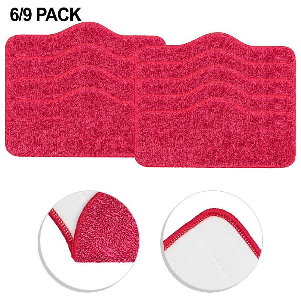 Microfiber Replacement Pads For Schenley Steam Mop - Washable Reusable Quick Dry Mop Pads 6 Pack For Hardwood V1189-LWWAL-20260327-04512