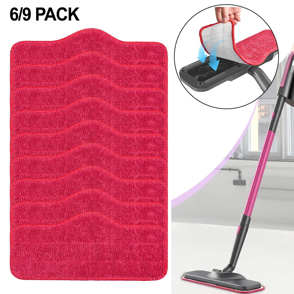 Microfiber Replacement Pads For Schenley Steam Mop - Washable Reusable Quick Dry Mop Pads 6 Pack For Hardwood V1189-LWWAL-20260327-04512