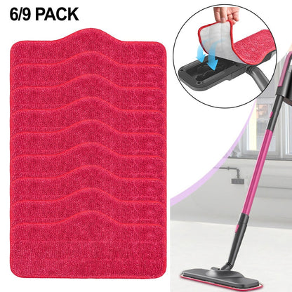Microfiber Replacement Pads For Schenley Steam Mop - Washable Reusable Quick Dry Mop Pads 6 Pack For Hardwood V1189-LWWAL-20260327-04512