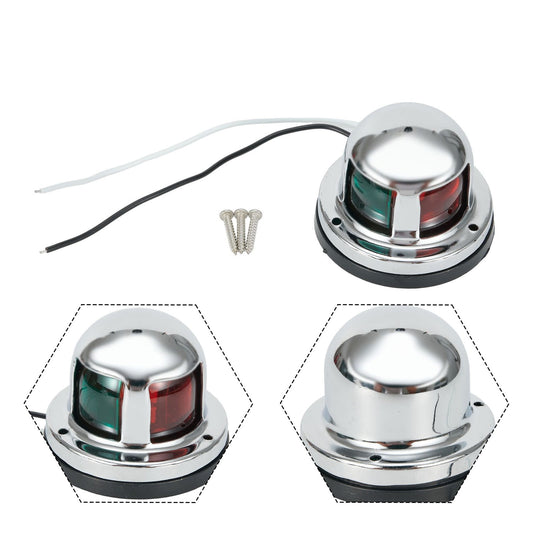 12V Led Marine Navigation Light 2 In 1 Bow Light For Boats Yachts Pontoons Stainless Steel Waterproof Ip65 V1189-LWWAL-20260327-04513