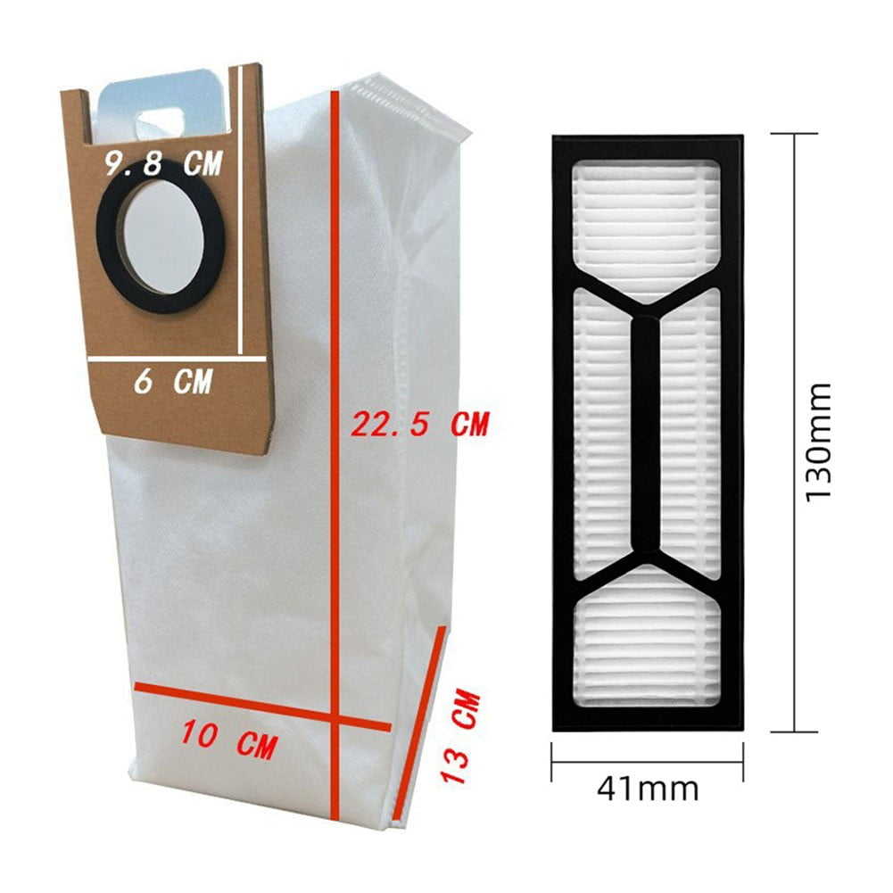 12Pcs/Set For Eufy S1 Pro Vacuum Cleaner Dust Bag Hepa Filter Replacement Parts Vacuum Cleaner Accessories B V1189-LWWAL-20260327-04519