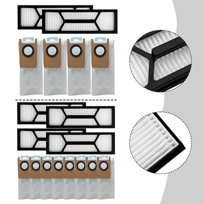 12Pcs/Set For Eufy S1 Pro Vacuum Cleaner Dust Bag Hepa Filter Replacement Parts Vacuum Cleaner Accessories B V1189-LWWAL-20260327-04519