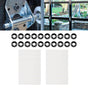 20Pcs 80Mm Garage Door Hinge Roller Sleeves With Bearings Plastic Abs Quiet Roller Replacement Parts For V1189-LWWAL-20260327-04521
