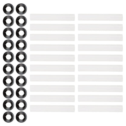 20Pcs 80Mm Garage Door Hinge Roller Sleeves With Bearings Plastic Abs Quiet Roller Replacement Parts For V1189-LWWAL-20260327-04521