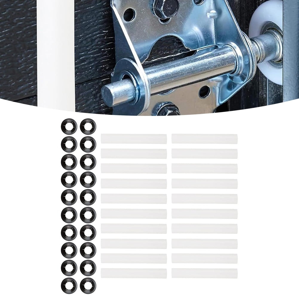 20Pcs 80Mm Garage Door Hinge Roller Sleeves With Bearings Plastic Abs Quiet Roller Replacement Parts For V1189-LWWAL-20260327-04521