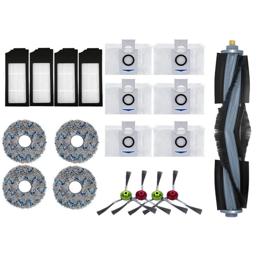 19-Pack Replacement Parts Kit For Ecovacs Deebot X1 Omni Turbo T10 Robot Vacuum Cleaner With Filter Brush Mop V1189-LWWAL-20260327-04523