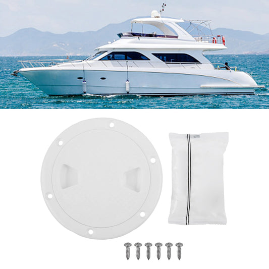 4" 6" 8" White Round Abs Marine Boat Inspection Hatch With Detachable Cover Non Slip Deck Access Panel For V1189-LWWAL-20260327-04536