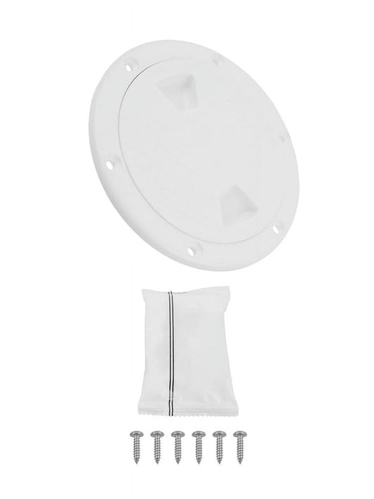 4" 6" 8" White Round Abs Marine Boat Inspection Hatch With Detachable Cover Non Slip Deck Access Panel For V1189-LWWAL-20260327-04536