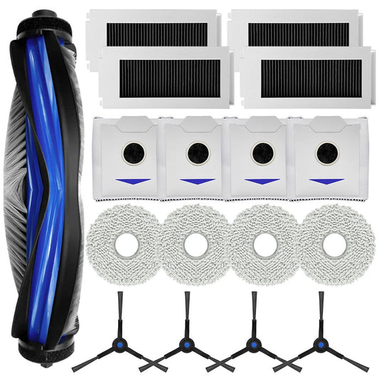 Ecovacs Deebot N30 Omni Robot Vacuum Accessories Kit With Main Side Brush Filter Mop Cloth Dust Bag V1189-LWWAL-20260327-04546