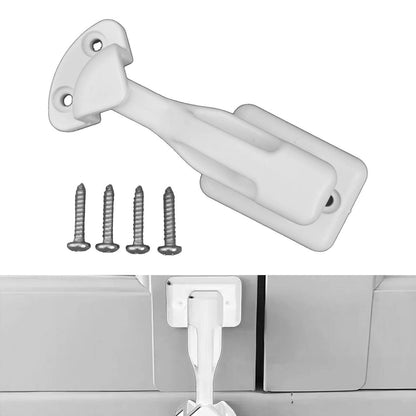 Nylon Rv Cabinet Latch Lock For Camper Trailer Boat Easy Install Secure Door Catch Holder White Black Travel V1189-LWWAL-20260327-04556