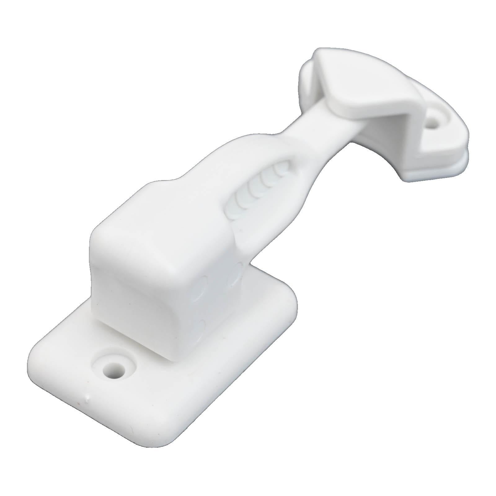 Nylon Rv Cabinet Latch Lock For Camper Trailer Boat Easy Install Secure Door Catch Holder White Black Travel V1189-LWWAL-20260327-04556