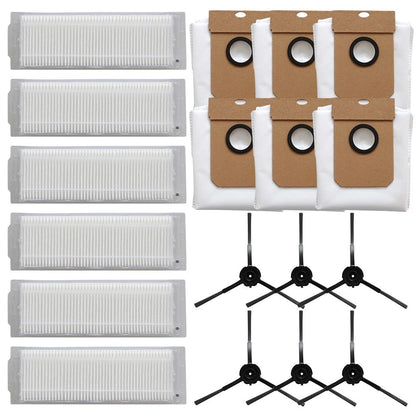 Cecotec Conga 13090 Spin Revol Home Vacuum Filter Dust Bag Side Brush Replacement Kit With 6 Filters 6 Bags 6 V1189-LWWAL-20260327-04565