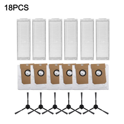Cecotec Conga 13090 Spin Revol Home Vacuum Filter Dust Bag Side Brush Replacement Kit With 6 Filters 6 Bags 6 V1189-LWWAL-20260327-04565